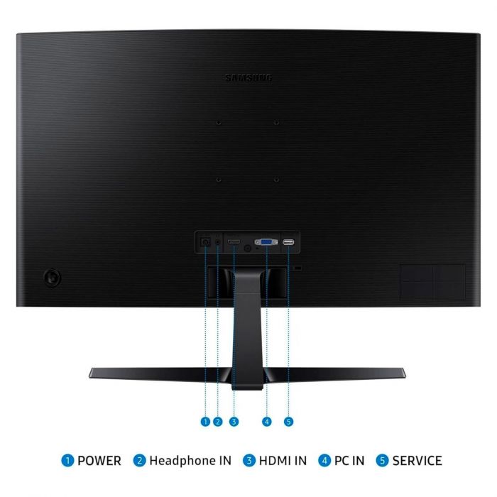 Монітор Samsung 27" S27D366 D-Sub, HDMI, VA, 100Hz, 4ms, CURVED