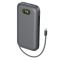 Акумулятор портативний літій-іонний Power Bank Belkin 27000мА·год, 240Вт, з інтегрованим кабелем USB-C, сірий