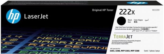 Картридж HP 222X CLJ Pro 3203/3303 Black (3200стор)