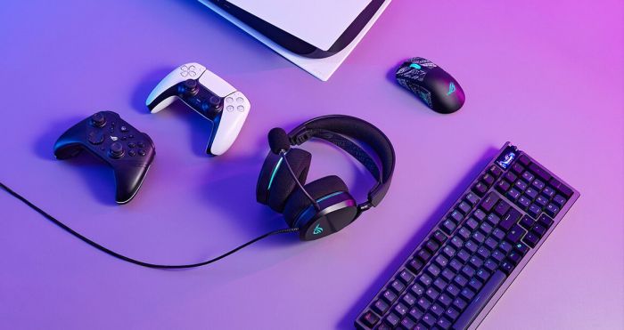 Гарнітура ігрова ASUS ROG Pelta Core USB-C, RGB, чорний