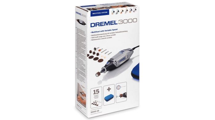 Шліфмашина шліфувально-гравірувальна Dremel 3000-15 130Вт 10000-33000об·хв 15 насадок 0.55кг