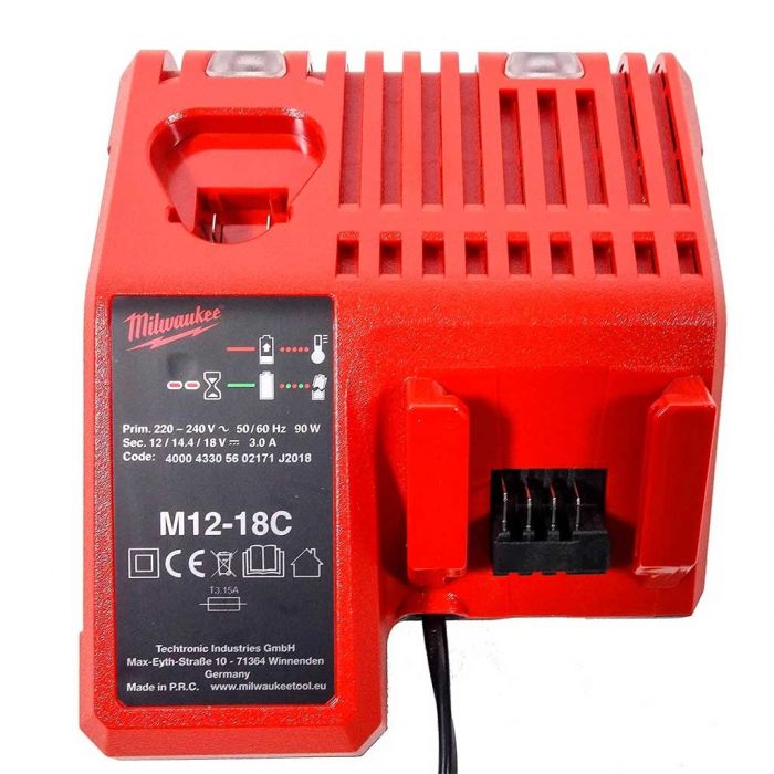 Зарядний пристрій Milwaukee M12-18C 12/18В 0.84кг