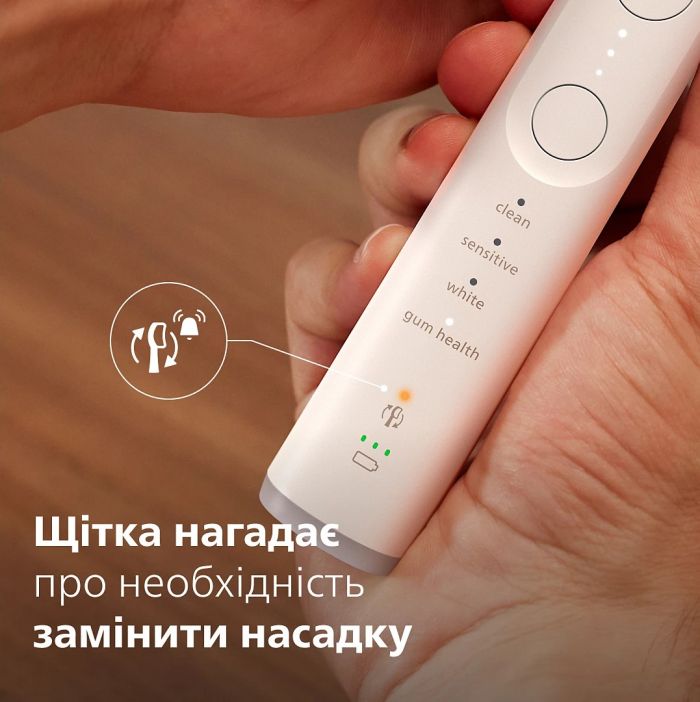 Щітка зубна електр. Philips, Sonicare 7100 Series, 62т. колив/хв, насадок-1, футляр, білий