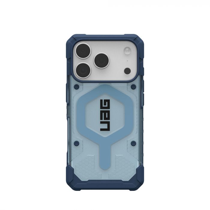 Чохол+ремінець UAG для iPhone 17 Pro, Pathfinder Clear MagSafe Bundle, Blues Lanyard