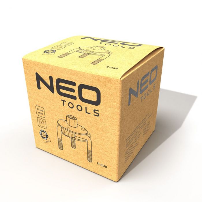Ключ для оливного фільтру Neo Tools, робочий діапазон 75-120мм