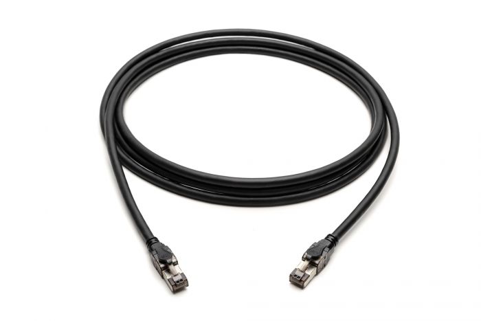 Патч-корд DIGITUS CAT 8.1 S-FTP, 1м, AWG 24/7, LSZH, чорний