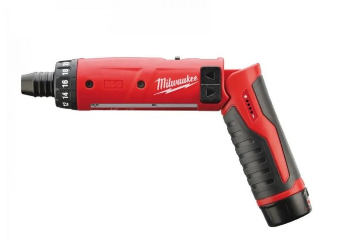 Викрутка акумуляторна Milwaukee 4В 2х2А·год 5Нм 200об/хв сумка та ЗП 0.5кг