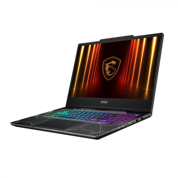 Ноутбук MSI Cyborg 15 B2RWEKG-420XUA 15.6" FHD, Intel Core 7 240H, 16GB, F1TB, NVD5050-8, DOS, Напівпрозорий чорний