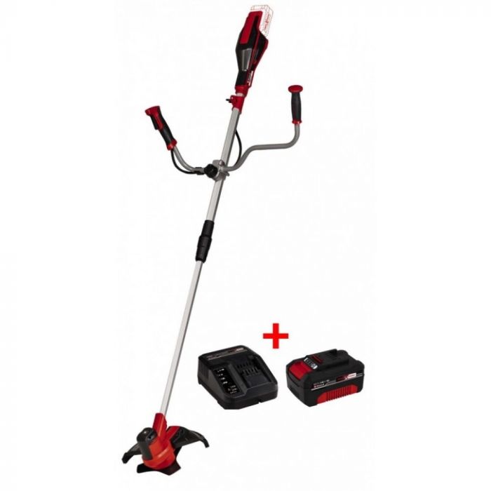 Тример садовий акумуляторний Einhell AGILLO 18/200 X-Change PXC 18В акб 1х4А·год ліска 30см/ніж 20см 7500об/хв ЗП 6.8кг