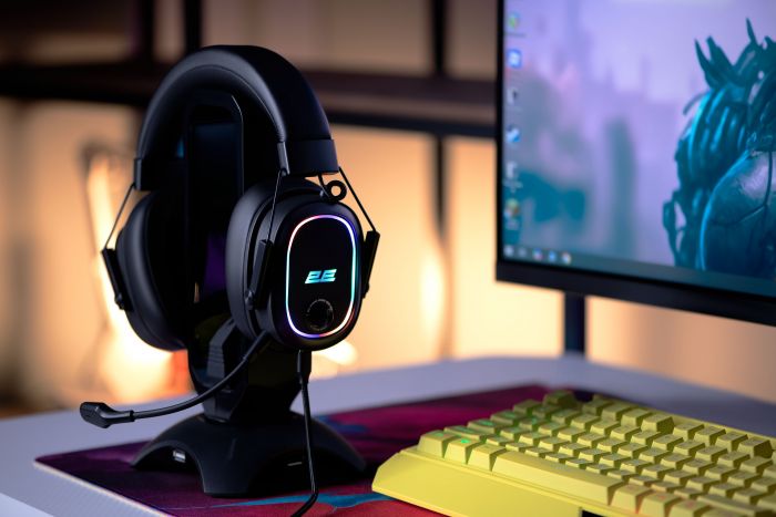 Гарнітура ігрова 2E GAMING HG320 V2, 7.1, USB-A, RGB, 2м, чорний