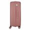 Набір валіз 2E, M7979, поліпропілен, (L+M+S), блискавка anti theft, 4 колеса, кодовий замок, рожево-золотий