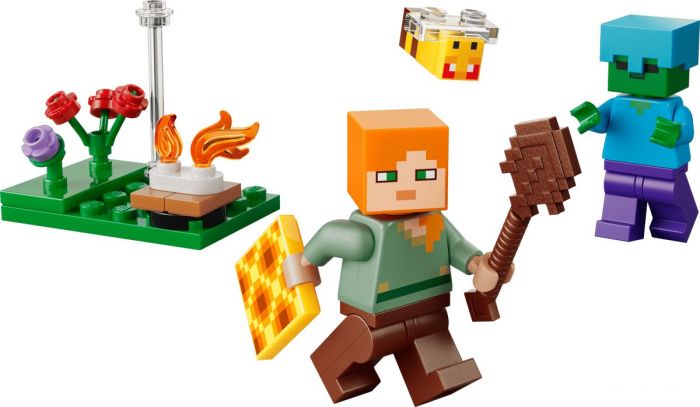 Конструктор LEGO recruitment Minecraft Конфлікт біля багаття Алекса