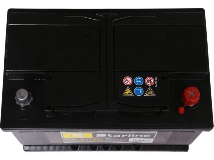 Акумулятор Starline 12В 74А·год 680A R+ (BA SL 74P)
