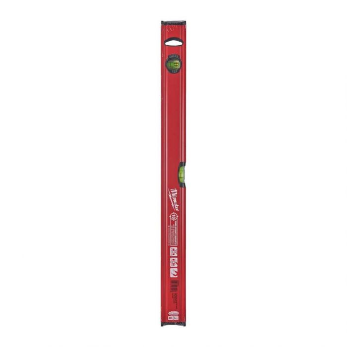 Рівень Milwaukee Slim Box, 60см, 2 капсули, магнітний, алюмінієвий корпус