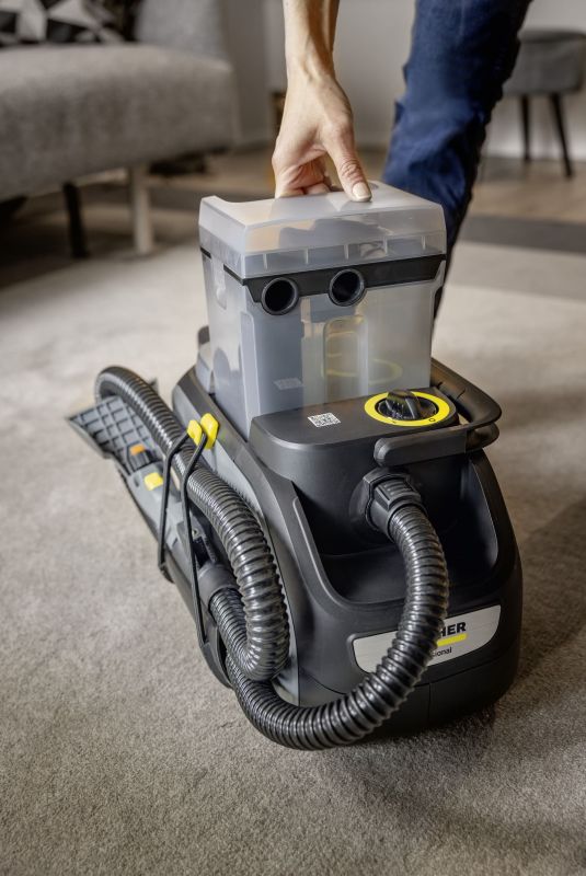 Пилосос професійний акумуляторний Karcher Puzzi 2/1 Bp 36В 16кПа контейнер 1.7/2.9л вологе/сухе прибирання  3.74кг