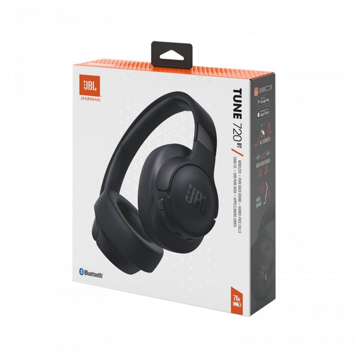 Навушники Over-ear JBL T720 BT 5.3, Wireless, Mic, Чорний