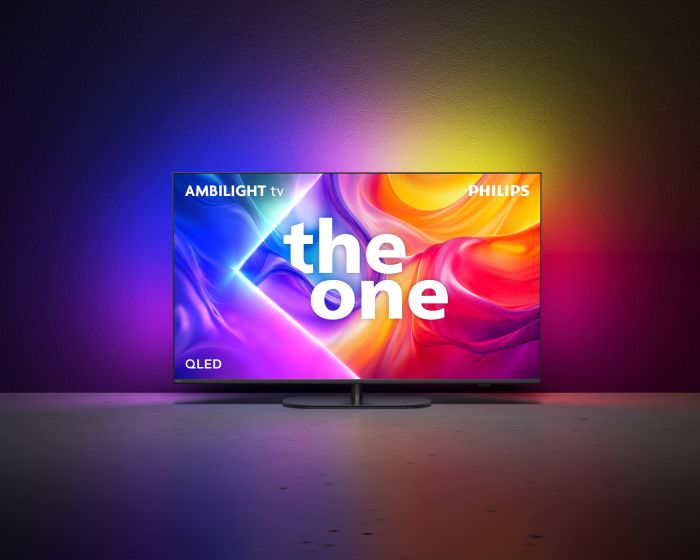 Телевізор 50" Philips QLED 4K 144Hz Smart Titan OS Black Ambilight