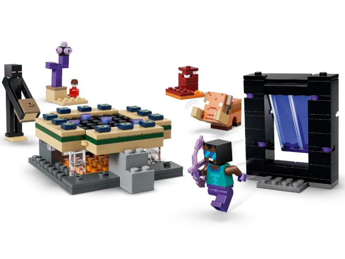 Конструктор LEGO Minecraft Подорож до Нижнього світу та Порталу до Краю