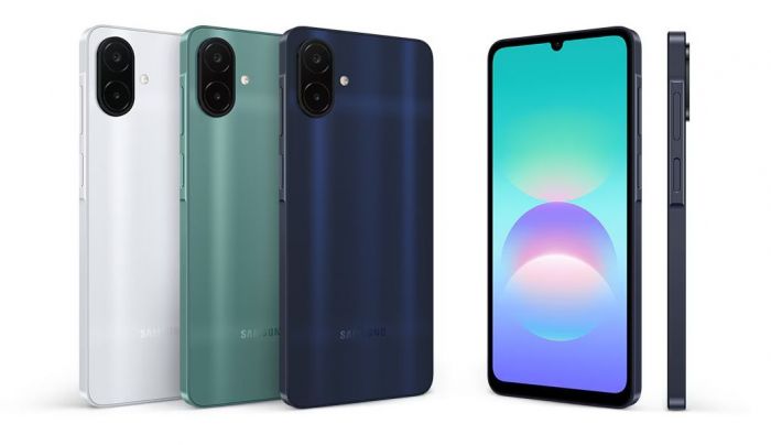 Смартфон Samsung Galaxy A08 (A085) 6.7" 4/128ГБ, 2SIM, 6000мА•год, сріблястий