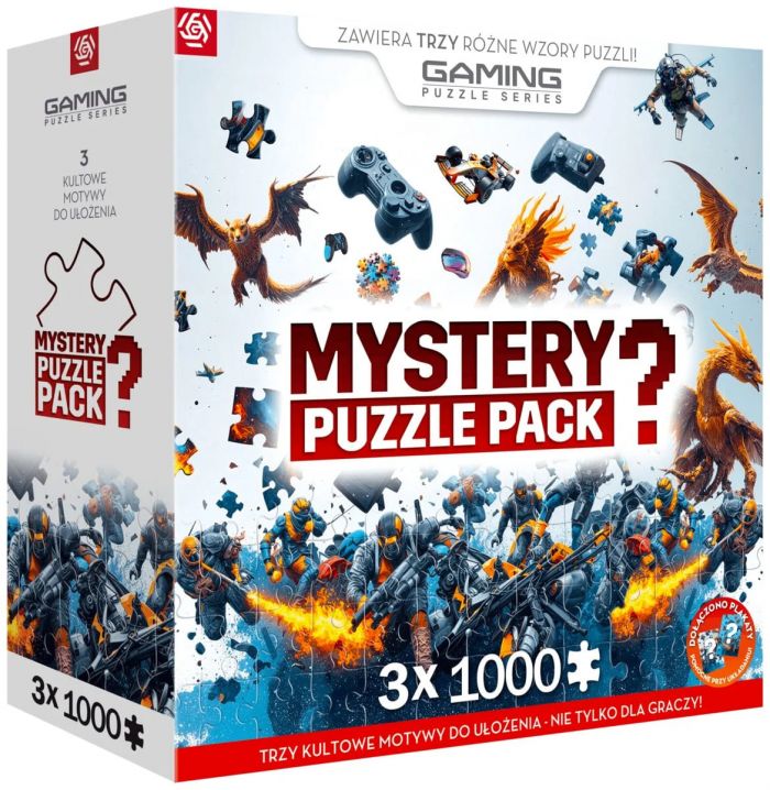 Пазл GoodLoot Mystery Puzzle Pack V1 3x1000 ел., 3 шт випадково