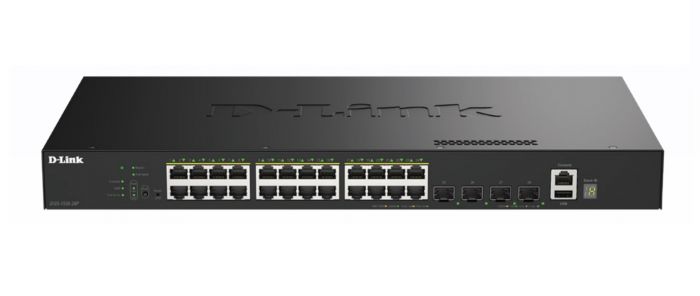 Комутатор D-Link DGS-1530-28 24xGE, 2xSFP+ Керований. L3