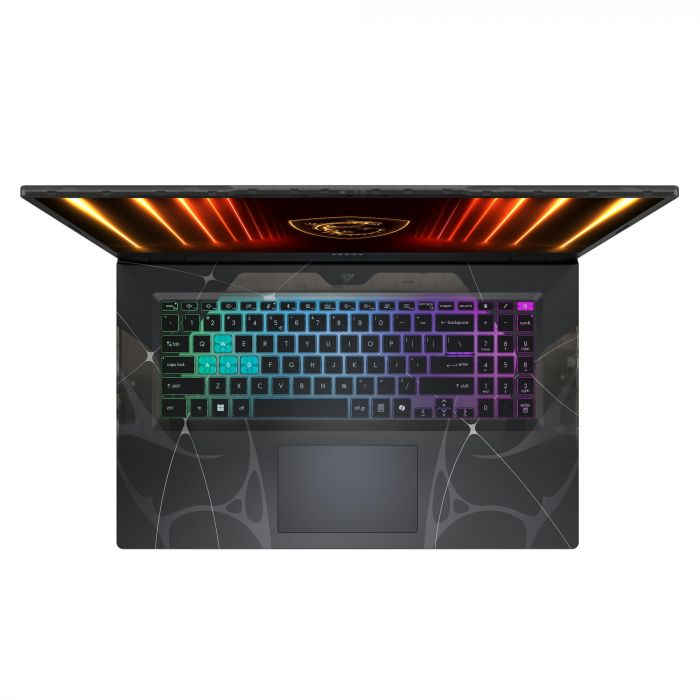 Ноутбук MSI Cyborg 17 B2RWEKG-072XUA 17.3" FHD, Intel Core 7 240H, 16GB, F1TB, NVD5050-8, DOS, Напівпрозорий чорний