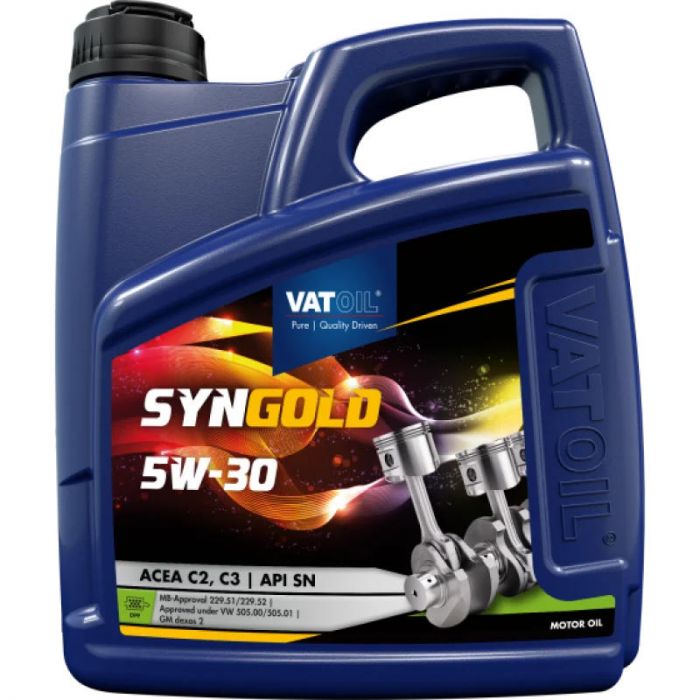 Олива моторна VATOIL SynGold 5W-30 4л (10-4) (50026)