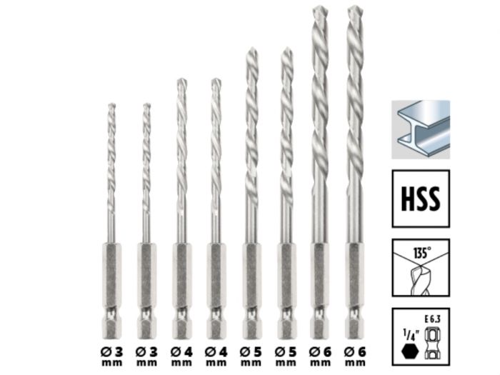 Набір ударних біт і свердл Einhell 95шт XL-Box 1.5кг