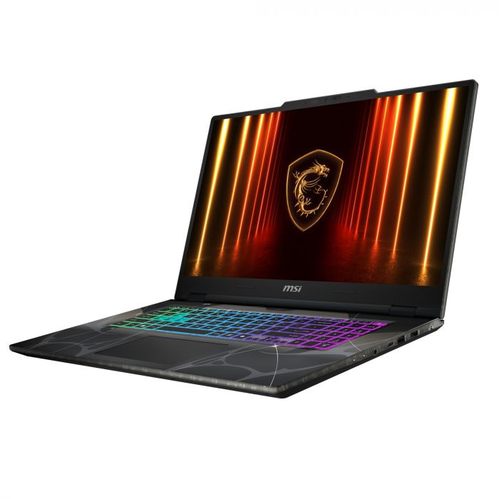 Ноутбук MSI Cyborg 17 B2RWEKG-072XUA 17.3" FHD, Intel Core 7 240H, 16GB, F1TB, NVD5050-8, DOS, Напівпрозорий чорний