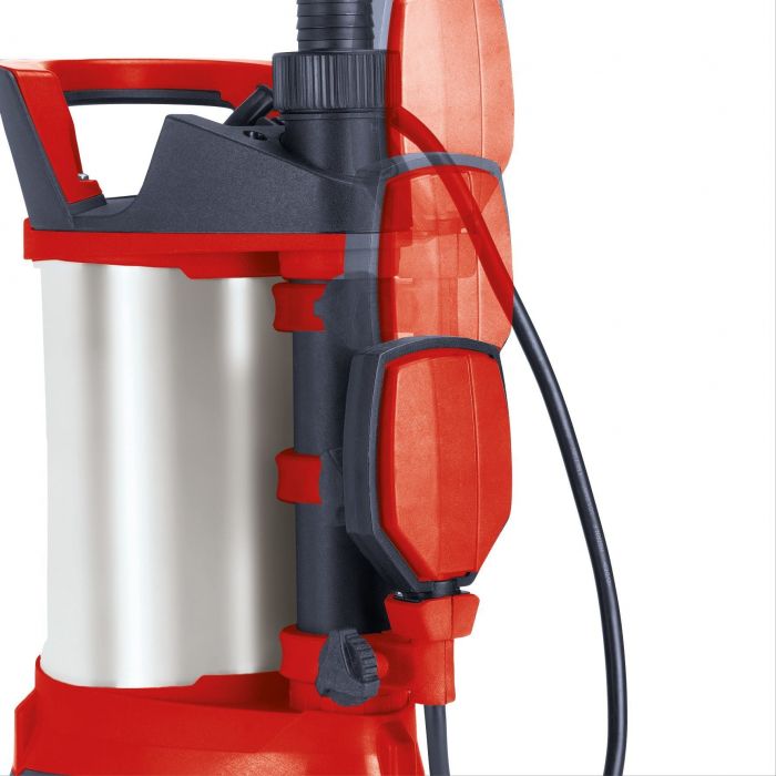 Насос дренажний Einhell Flutset GE-DP 7535 N LL ECO 750Вт, 18500л/год, вис. 9м, глиб. 7м, нержавіюча сталь, 5.7кг