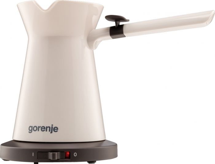 Кавоварка Gorenje електротурка 0.35л, мелена, на 2 чашки, бежевий
