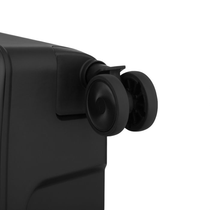 Набір валіз 2E, M7979, поліпропілен, (L+M+S), блискавка anti theft, 4 колеса, кодовий замок, чорний