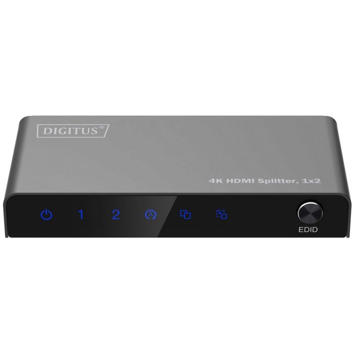 Відеосплітер DIGITUS HDMI (INx1 - OUTx2), 4K