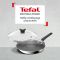 Сковорода Tefal Emotion+ Power, 24см, з кришкою, нержавіюча сталь, серцевина-алюміній, хромована сталь, бакеліт, скло