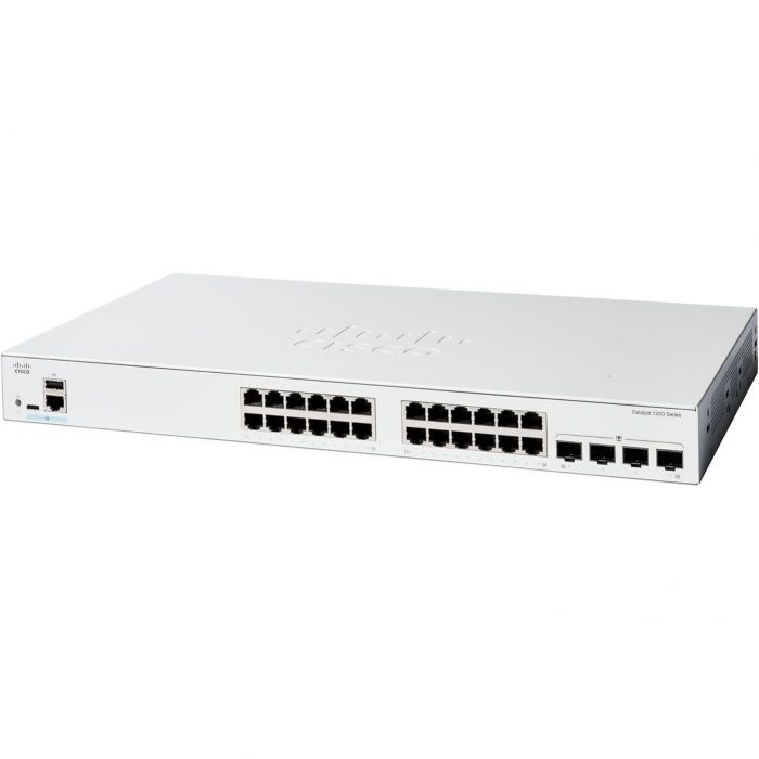 Комутатор Cisco Catalyst 1200 24xGE, PoE, 4x1G SFP