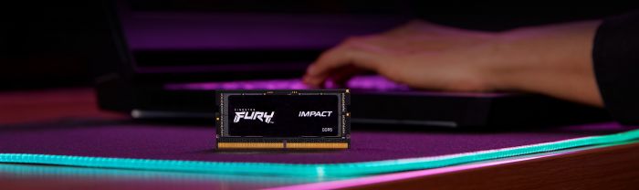 Пам'ять ноутбука Kingston DDR5 32GB KIT (16GBx2) 5600 FURY Impact PnP