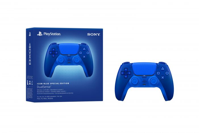 Геймпад PlayStation 5 Dualsense BT, (Icon Blue Limited Edition)