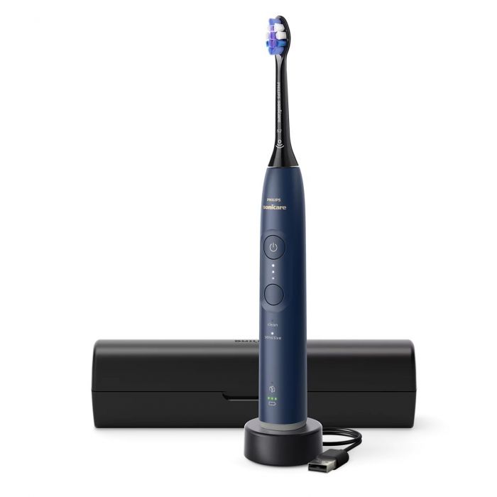 Щітка зубна електр. Philips, Sonicare 6100 Series, 62т. колив/хв, насадок-1, синій