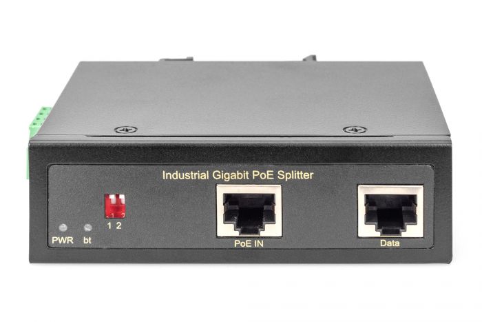 Розгалужувач DIGITUS Gigabit Ethernet PoE++ splitter, Industrial, 95W