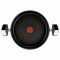 Сотейник Tefal Excellence+, з кришкою, 26см, нержавіюча сталь, скло, бакеліт, чорний