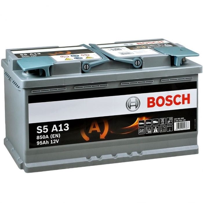 Акумулятор Bosch S5 AGM 12В 95А·год 850А R+ (0 092 S5A 130)