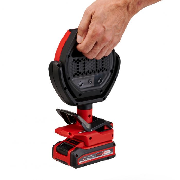 Лампа акумуляторна Einhell GC-OL 18/1500 Li - Solo, PXC, 18В, 36 LED, 1500 лм, 7000 К, 3 режими яскравотсі, 0.45 кг (без АКБ і ЗП)