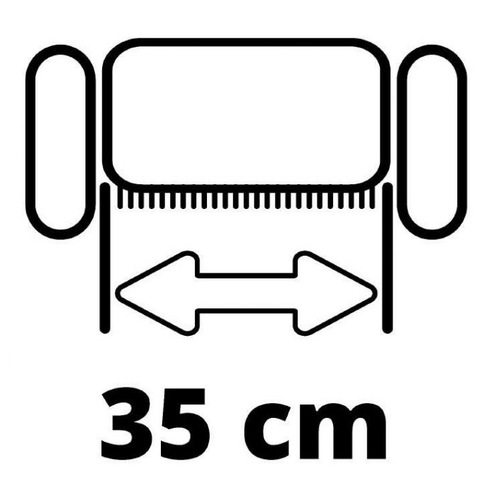 Аератор-скарифікатор акумуляторний Einhell GE-SC 36/35 Li - Solo 36В 35см безщітковий ножи 16шт 9.94кг (без АКБ та ЗП)