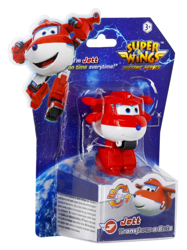 Ігрова фігурка-трансформер Super Wings Transform-a-Bots Джетт (Jett)