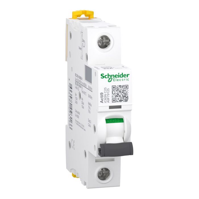 Автоматичний вимикач Schneider Electric, IC60N 1P C 25A (6kA)