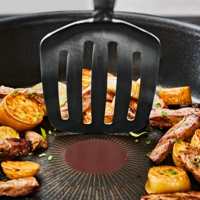 Сковорода Tefal Excellence Fusion, 28см, алюміній, бакеліт, чорний