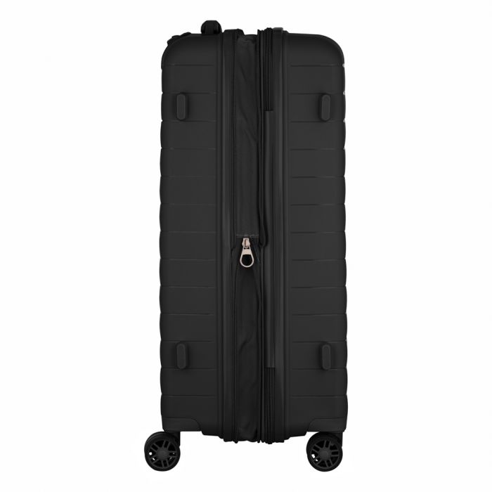 Валіза 2E, Aero, поліпропілен, середня, 63/78 л, TSA, 4 колеса, EXP, чорний
