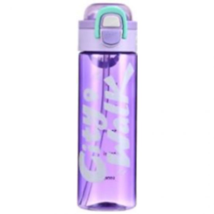Пляшка для води ARDESTO City Walk 680мл, пластик, фіолетовий