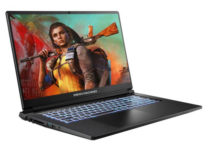 Ноутбук Dream Machines RT5060-17 17.3FHD IPS, AMD R7-260, 32GB, F2TB, NVD5060-8, DOS, чорний
