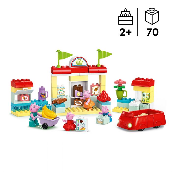 Конструктор LEGO DUPLO Peppa Pig Супермаркет Пеппи